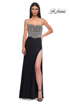 La Femme Dress 32910 - Black