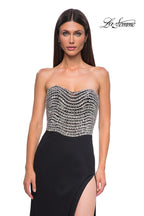 La Femme Dress 32910 - Black