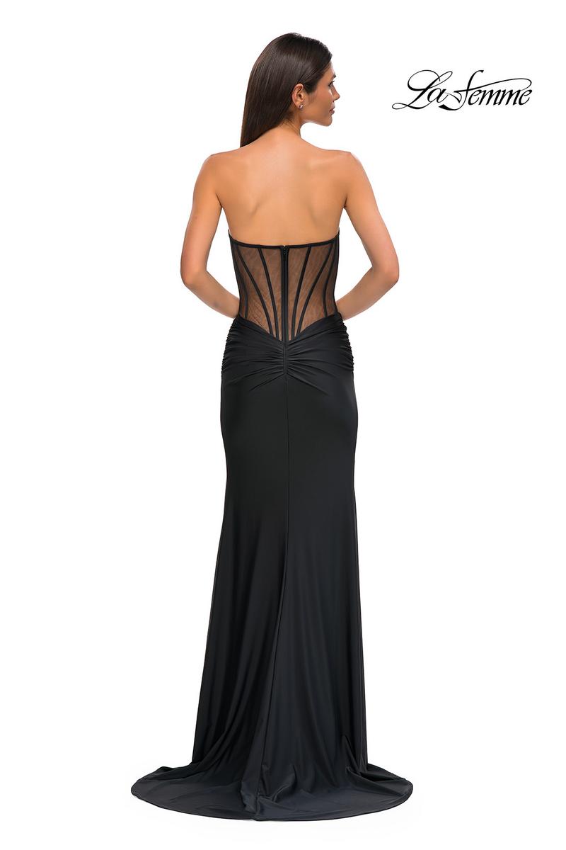 La Femme Dress 32912 - Black