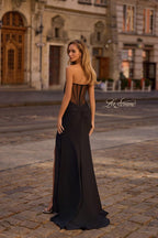 La Femme Dress 32912 - Black