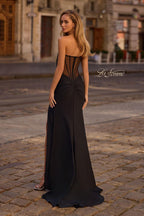 La Femme Dress 32912 - Black