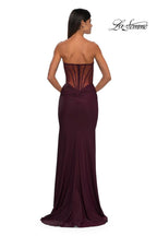 La Femme Dress 32912 - Dark Wine