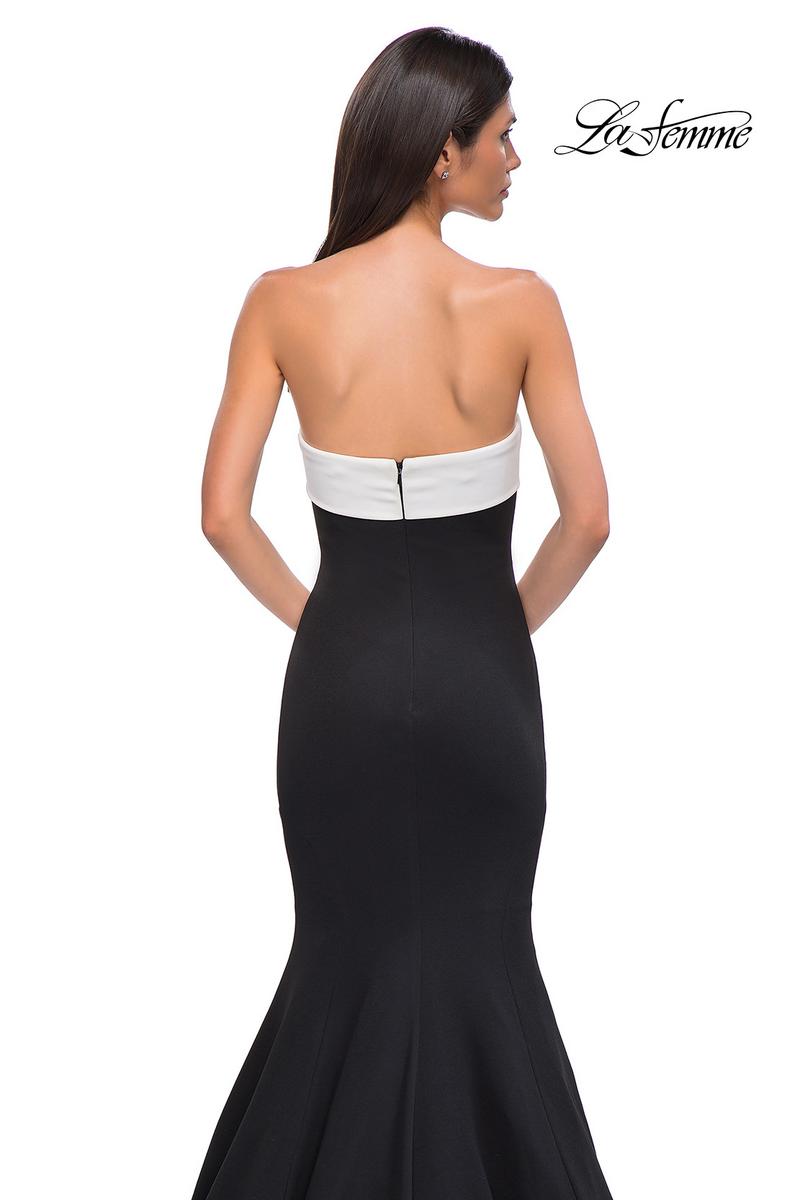 La Femme Dress 32914 - Black