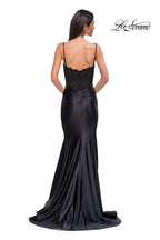 La Femme Dress 32916 - Black