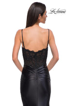 La Femme Dress 32916 - Black