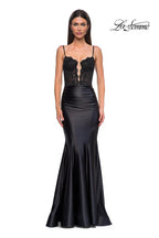 La Femme Dress 32916 - Black