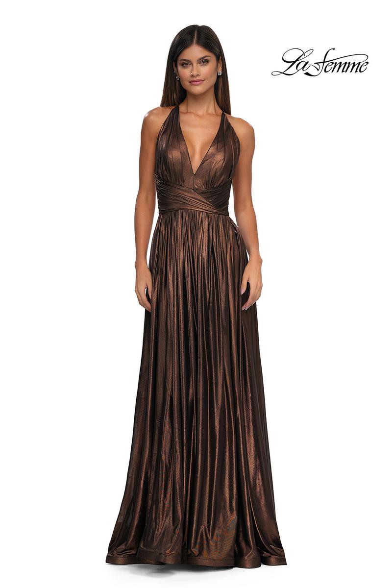 La Femme Dress 32917 - Bronze