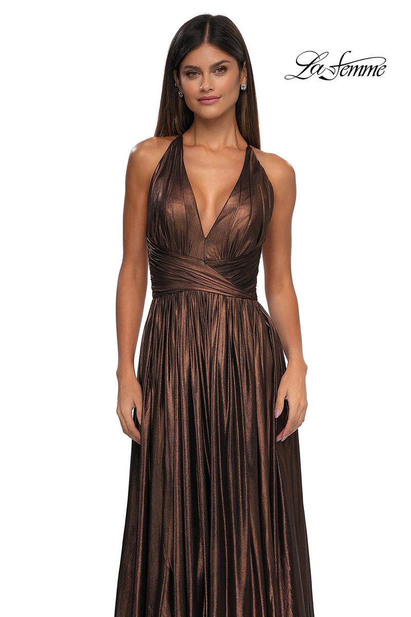 La Femme Dress 32917 - Bronze