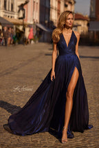 La Femme Dress 32917 - Indigo