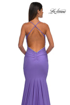 La Femme Dress 32918 - Periwinkle