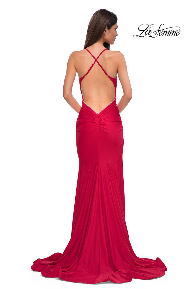 La Femme Dress 32918 - Red