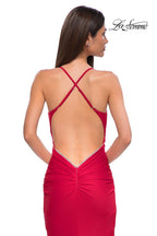 La Femme Dress 32918 - Red
