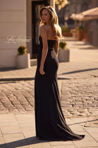 La Femme Dress 32919 - Black