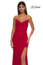 La Femme Dress 32919 - Red