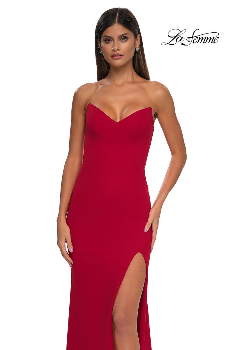 La Femme Dress 32919 - Red