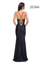 La Femme Dress 32920 - Black