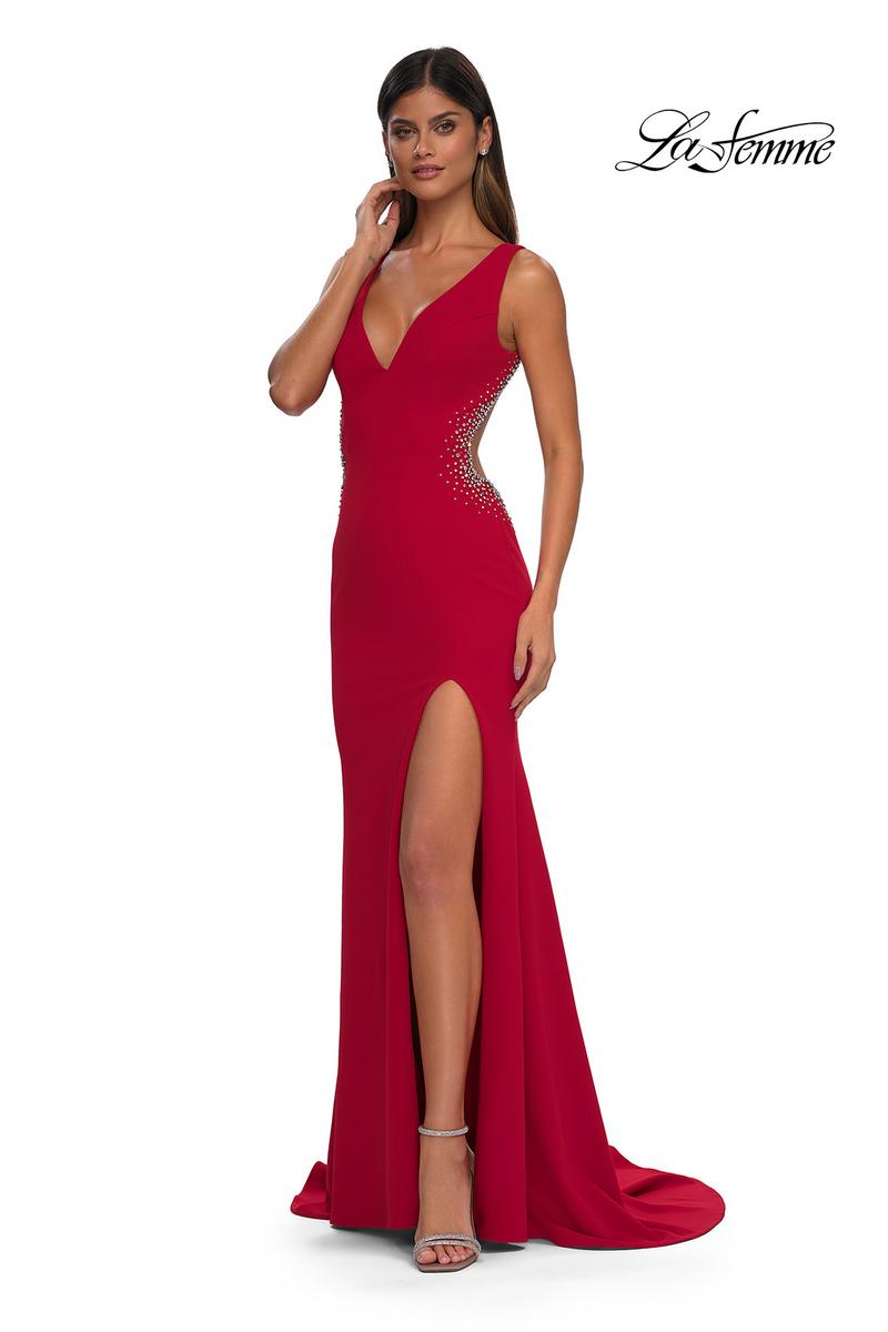 La Femme Dress 32922 - Red