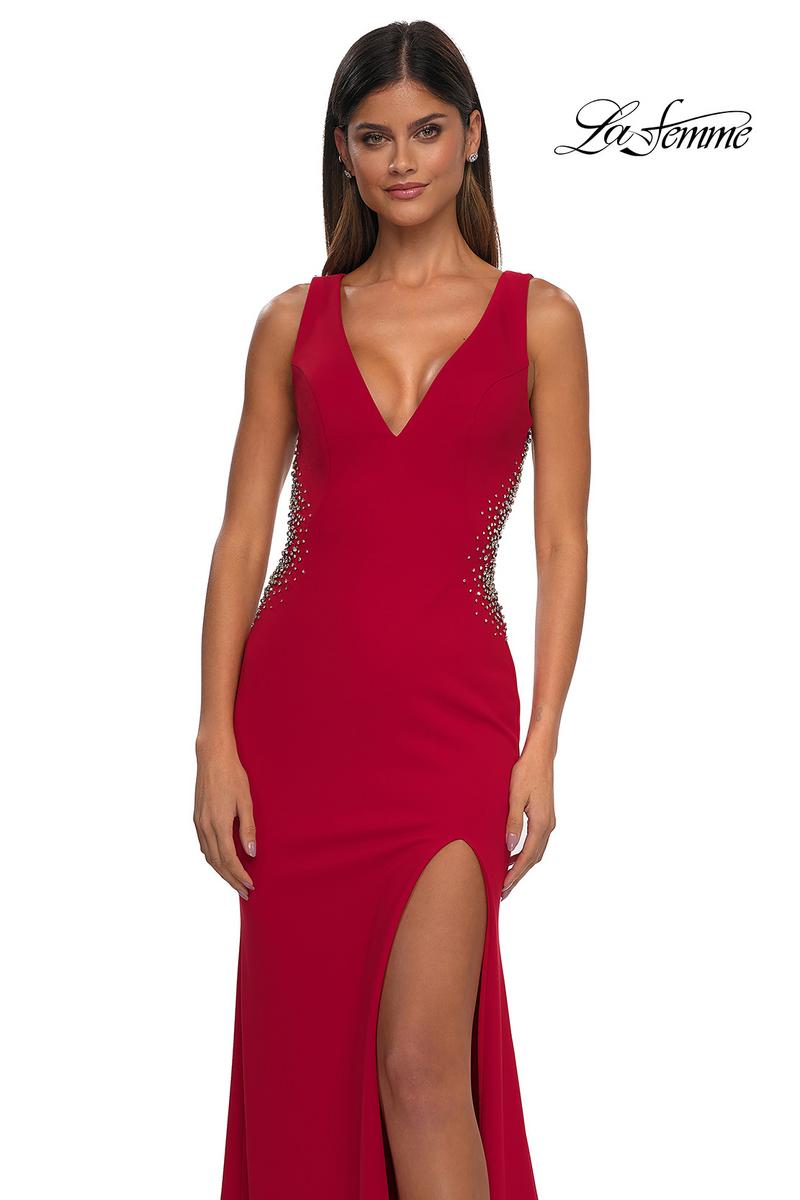 La Femme Dress 32922 - Red