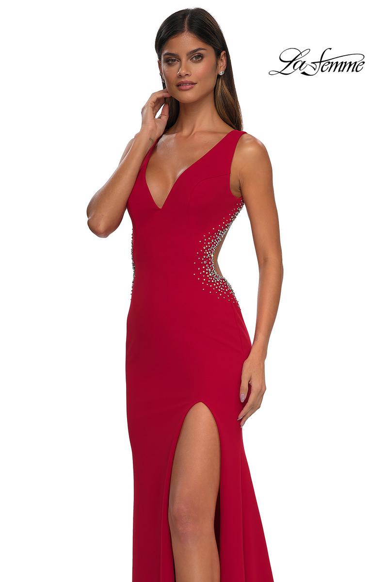 La Femme Dress 32922 - Red