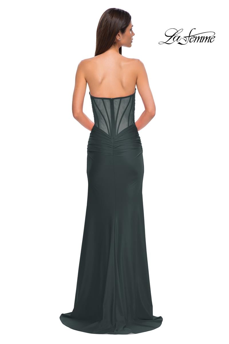La Femme Dress 32923 - Dark Emerald
