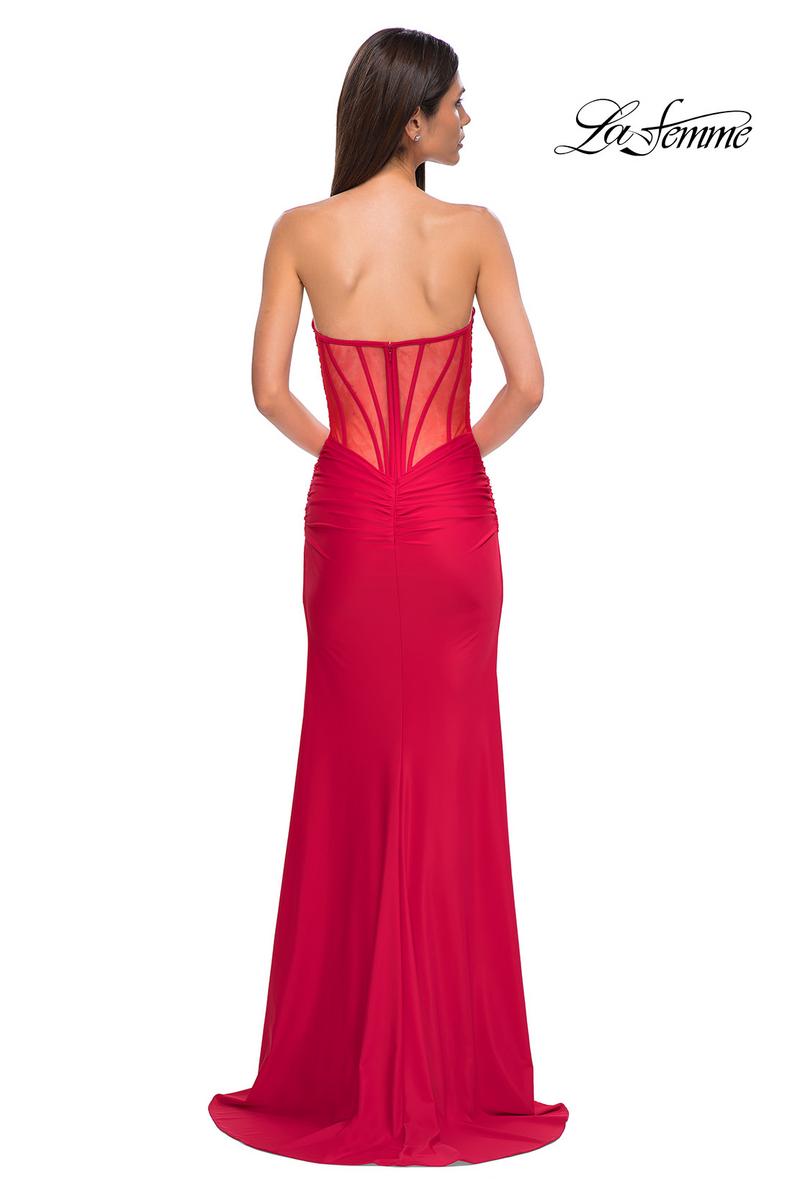La Femme Dress 32923 - Red