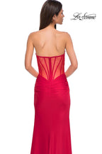 La Femme Dress 32923 - Red