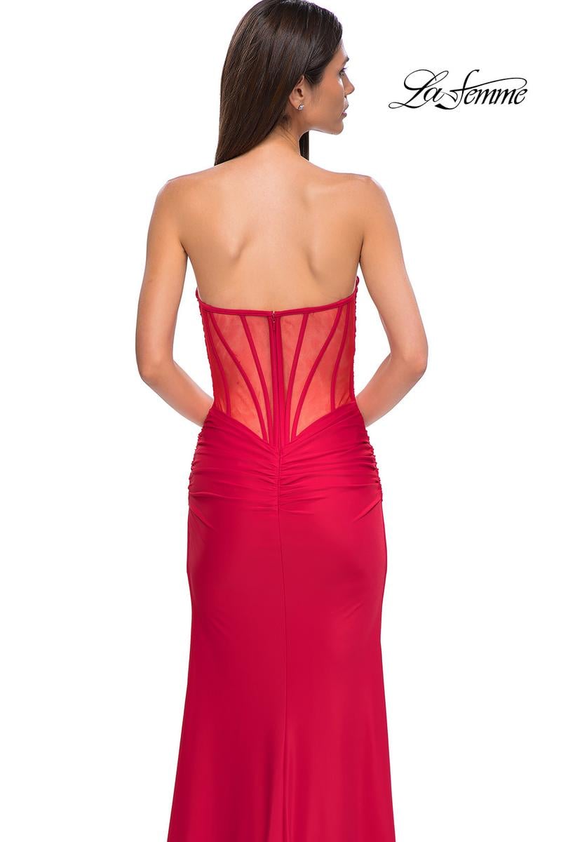 La Femme Dress 32923 - Red