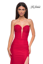 La Femme Dress 32923 - Red