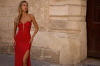 La Femme Dress 32923 - Red