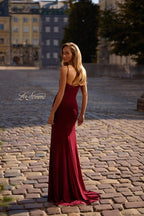 La Femme Dress 32925 - Dark Berry