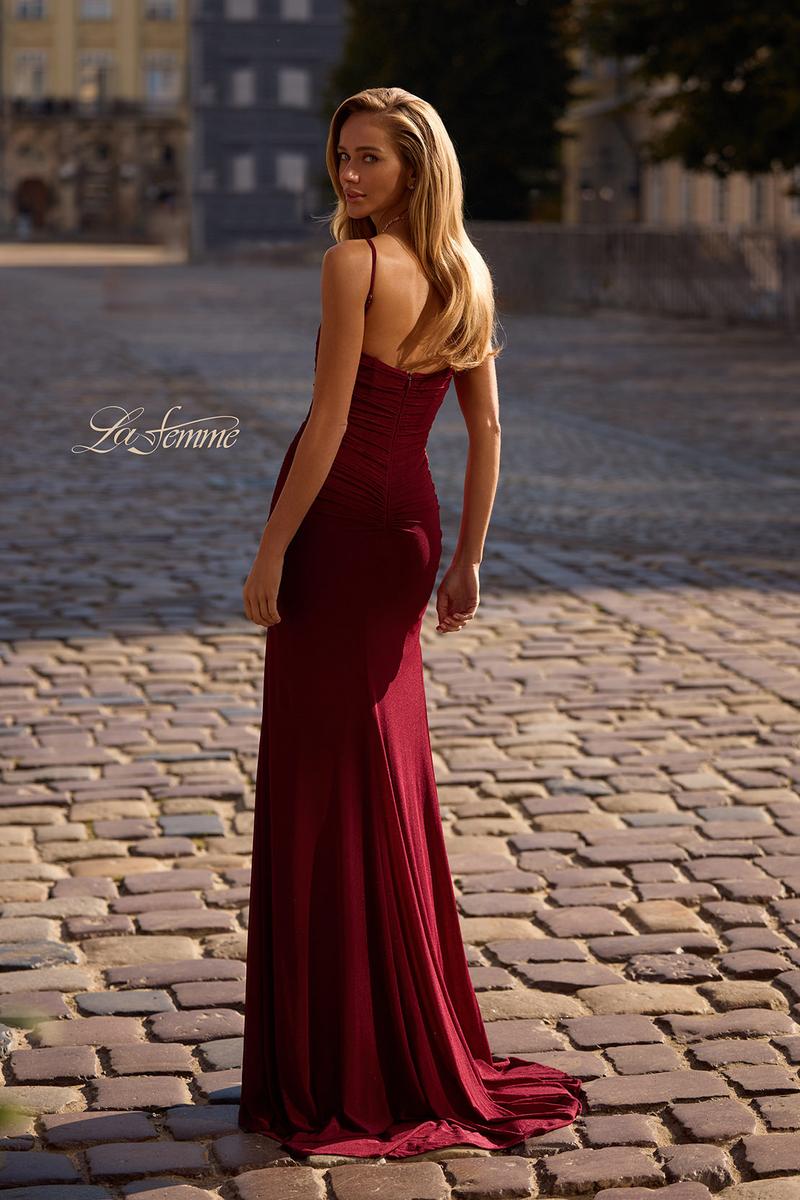 La Femme Dress 32925 - Dark Berry