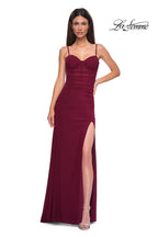 La Femme Dress 32925 - Dark Berry
