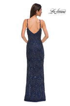 La Femme Dress 32928 - Navy