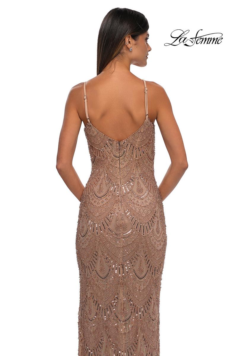 La Femme Dress 32928 - Rose Gold