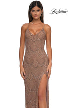 La Femme Dress 32928 - Rose Gold