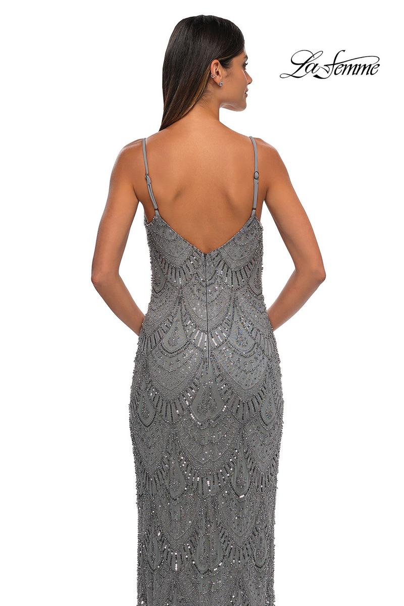 La Femme Dress 32928 - Silver