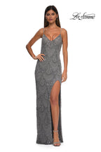 La Femme Dress 32928 - Silver