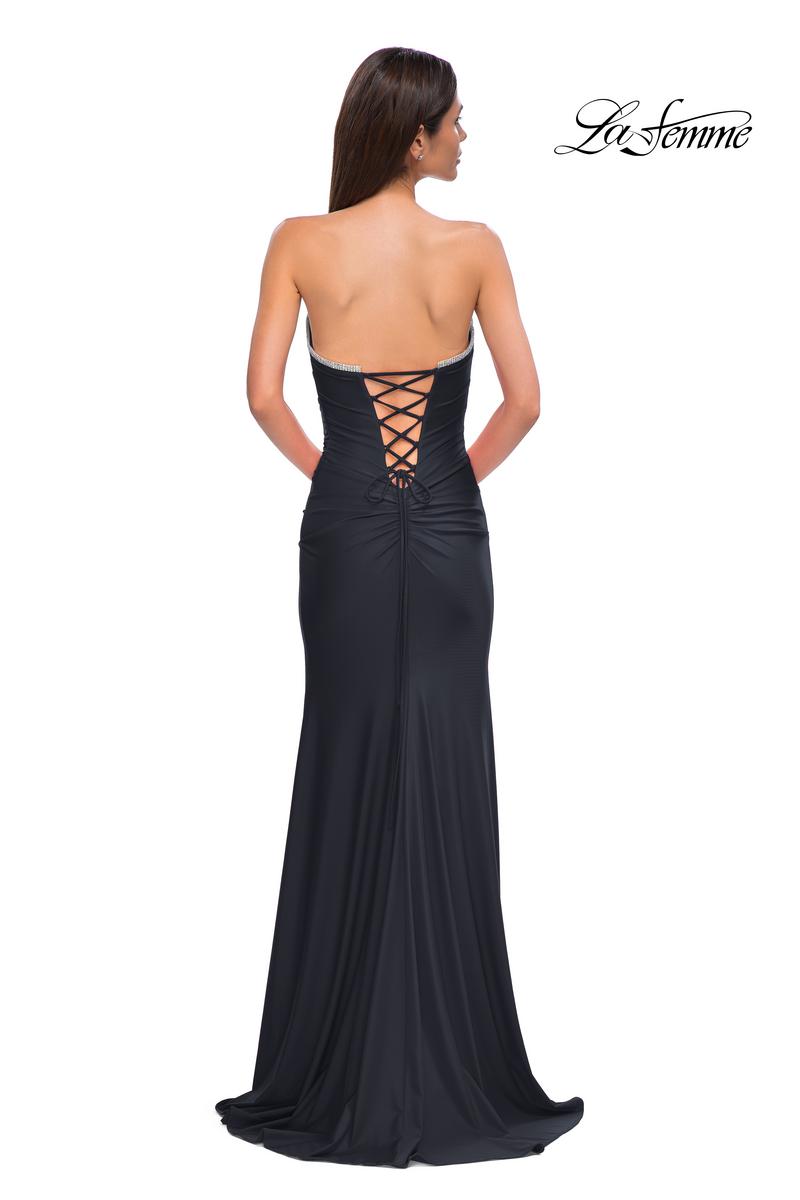 La Femme Dress 32931 - Black