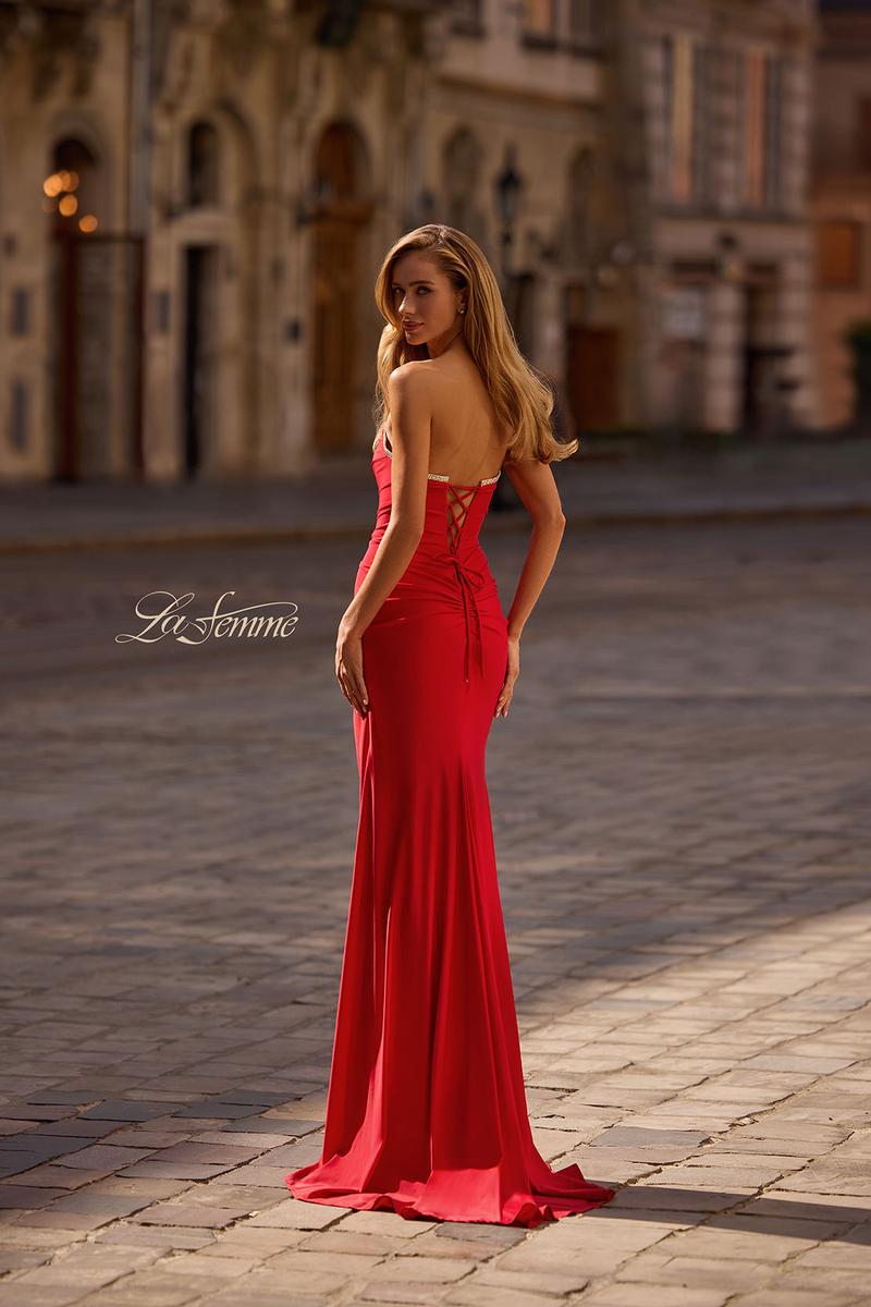 La Femme Dress 32931 - Red