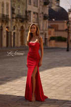 La Femme Dress 32931 - Red