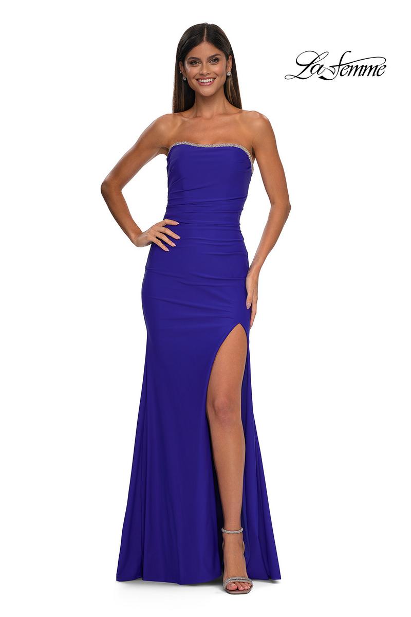 La Femme Dress 32931 - Royal Blue