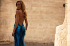 La Femme Dress 32932 - Dark Teal