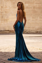 La Femme Dress 32932 - Dark Teal