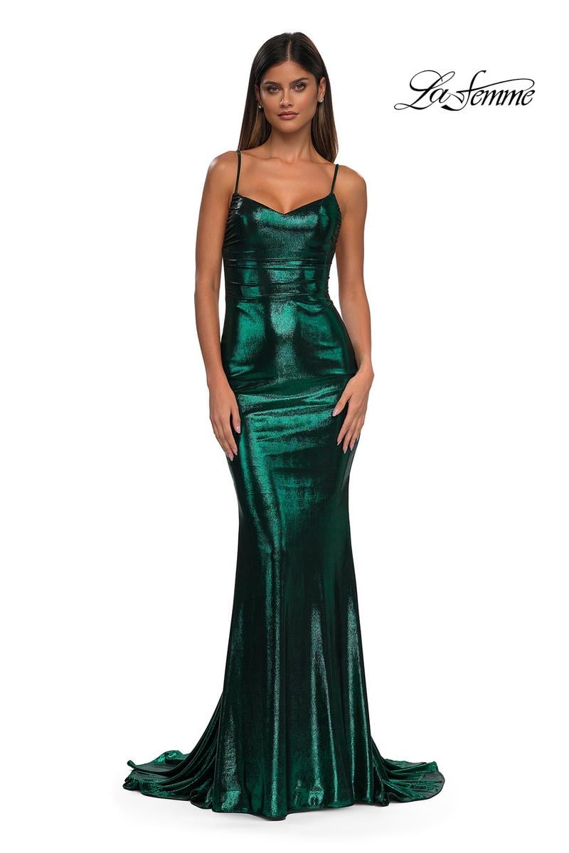 La Femme Dress 32932 - Emerald