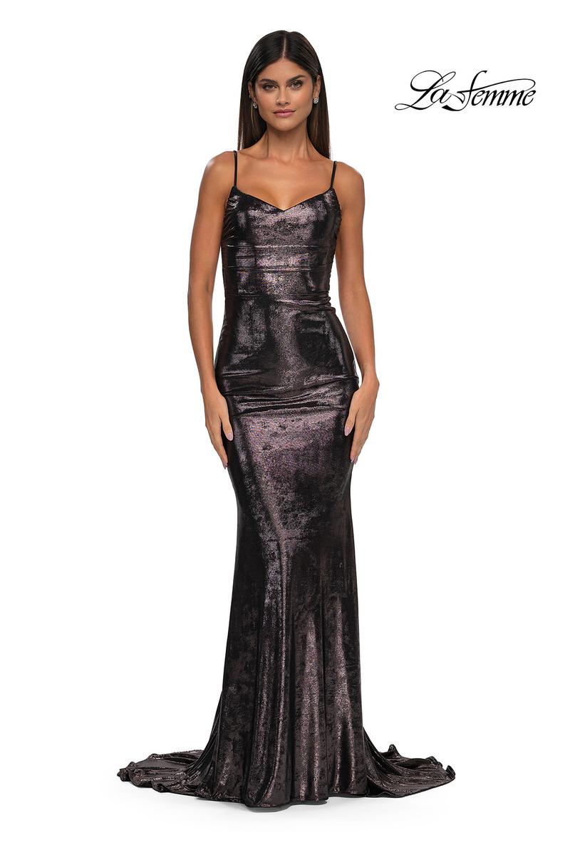 La Femme Dress 32932 - Mocha