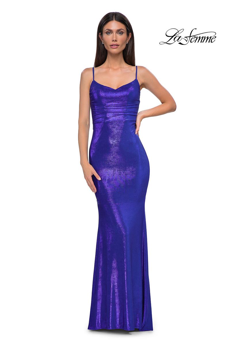 La Femme Dress 32932 - Royal Blue