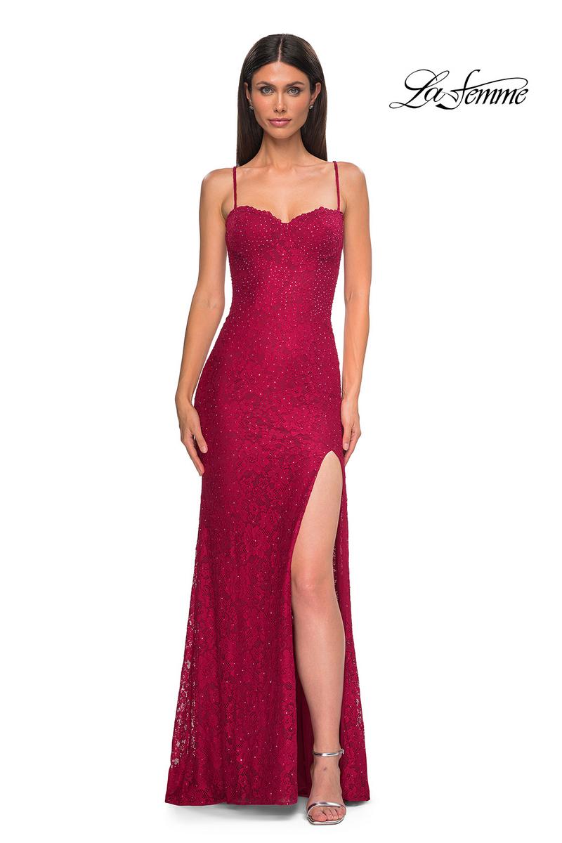 La Femme Dress 32933 - Red