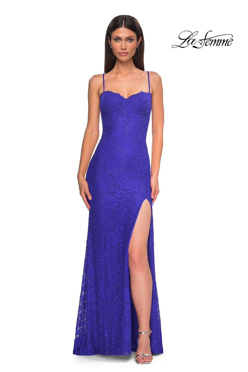 La Femme Dress 32933 - Royal Blue