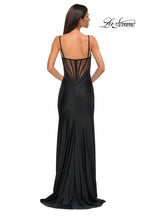 La Femme Dress 32938 - Black