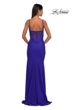 La Femme Dress 32938 - Royal Blue